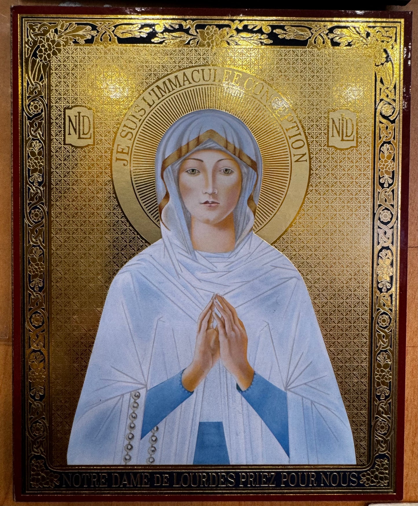 Icône Notre Dame de Lourdes