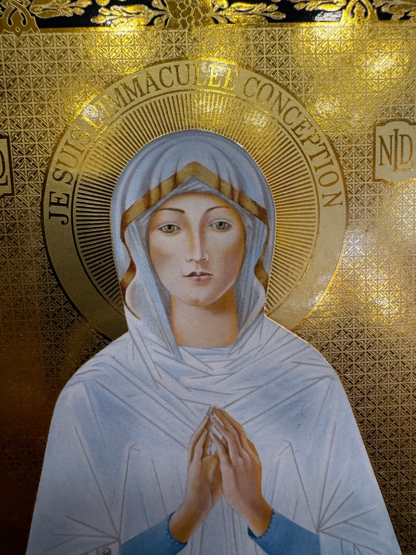 Icône Notre Dame de Lourdes