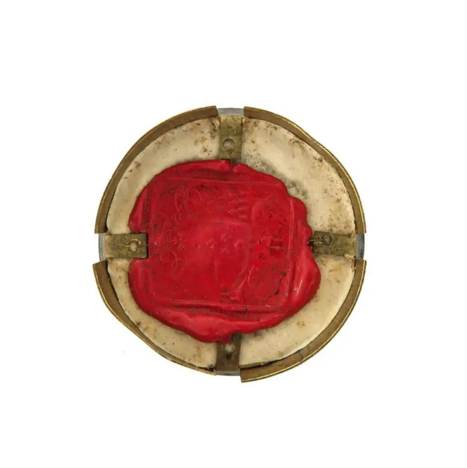 First-class relic of Saint Anthony the Great wax original / Relique de première classe de Saint Antoine le Grand cire originale