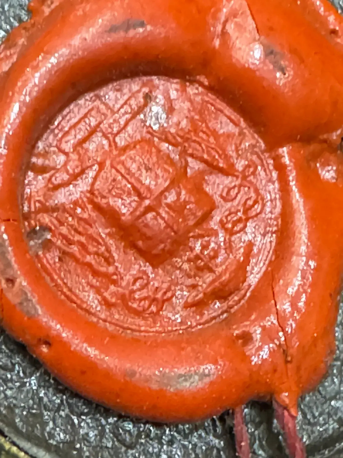 relic of the true cross and spine from the ste crown wax authentic zoom