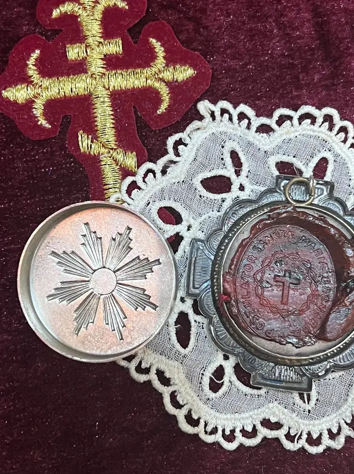 saint bernadette reliquary first class wax original / reliquaire sainte bernadette première classe cire originale