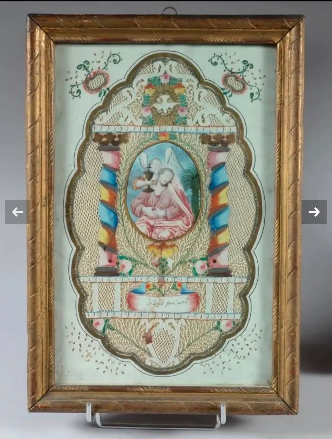 Pair of 18th century devotional canivets depicting Christ and Saint Jerome
/
Paire de canivets du XVIIIᵉ siècle représentant le Christ et saint Jérôme
