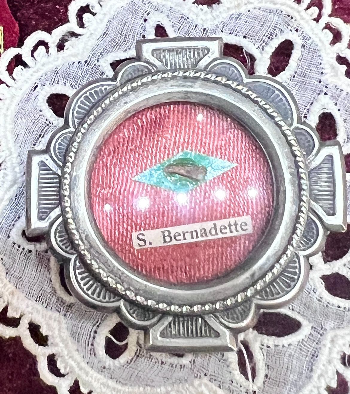 Reliquaire Sainte Bernadette * First Class relic.