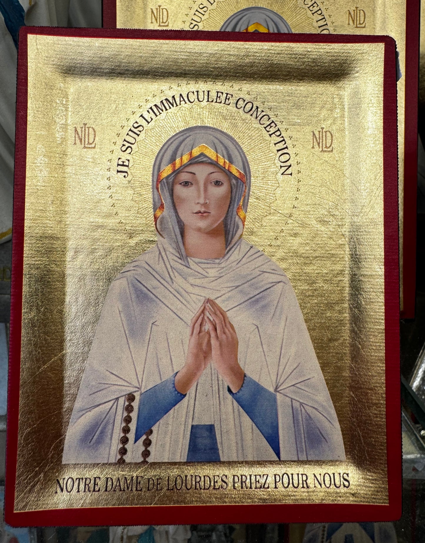 Icône Notre Dame de Lourdes