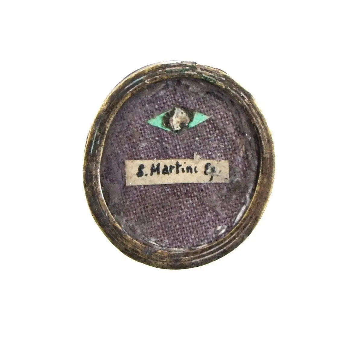 Authentic relic of Saint Martin of Tours in antique reliquary with certificate 
/
Relique authentique de Saint Martin de Tours dans un reliquaire ancien avec certificat