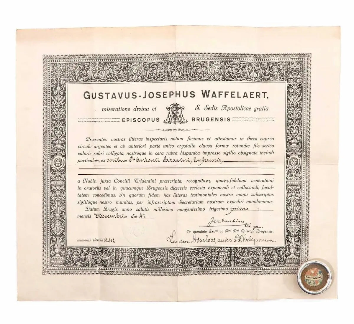 Relique de Saint Antoine le Grand