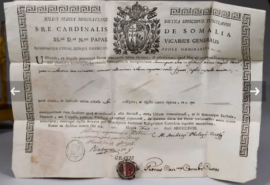 saint marie magdeleine relic ossibus bone certificate authentic / Sainte relique de Sainte Marie-Madeleine avec Certificat