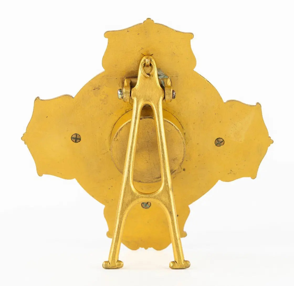 Brass osculatorium reliquary with relic of Saint Therese of Lisieux
/
Osculatoire reliquaire en laiton avec relique de Sainte Thérèse de Lisieux