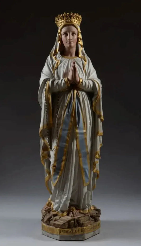 statue our lady of lourdes / Notre-Dame de Lourdes

